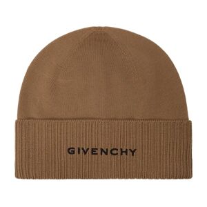 Givenchy , Wool Logo Hat for Women ,Beige male, Sizes: ONE SIZE