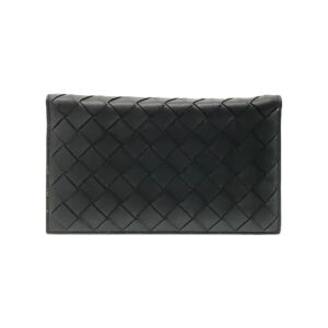 Bottega Veneta Vintage , Pre-owned Leather wallets ,Black male, Sizes: ONE SIZE