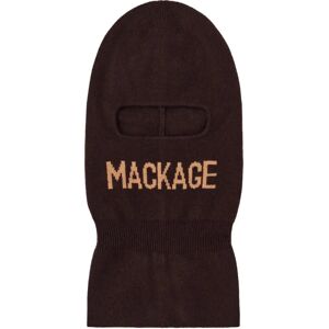 Mackage , Logo Balaclava Ski Mask ,Brown male, Sizes: ONE SIZE