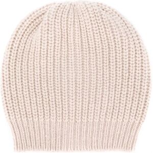 Brunello Cucinelli , Beige Cable Knit Cashmere Beanie ,Beige female, Sizes: M