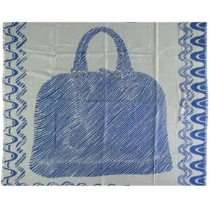 Louis Vuitton Vintage , Pre-owned Silk scarves ,Blue female, Sizes: ONE SIZE