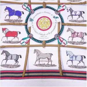 Hermès Vintage , Pre-owned Silk scarves ,Multicolor female, Sizes: ONE SIZE