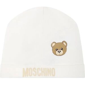 Moschino , Adorable Cotton Baby Hat ,White male, Sizes: M