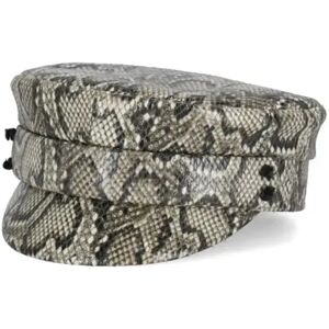 Ruslan Baginskiy , Beige Animalier Pattern Rigid Visor Hat ,Multicolor female, Sizes: S, M