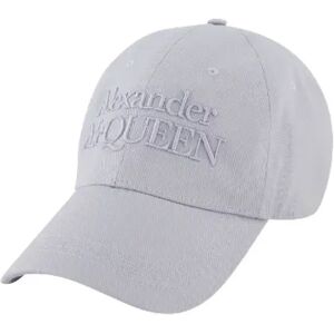 Alexander McQueen , Cotton hats ,Gray unisex, Sizes: ONE SIZE