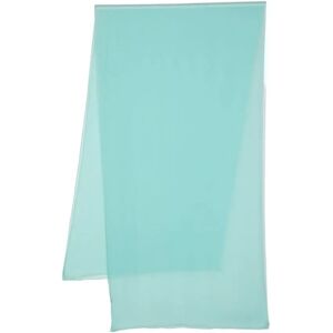 Alberta Ferretti , Clear Blue Chiffon Crepe Scarf ,Blue female, Sizes: ONE SIZE