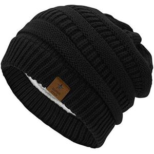 AZONE STORE LTD T/A Shop In Store Unisex Fleece Lined Knit Beanie Hat - 5 Colours - Black   Wowcher