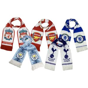 Blu Walk Trading Ltd T/A Supertrendinuk Football Fan Club Scarf - Arsenal, Liverpool, Chelsea And More! - Black   Wowcher