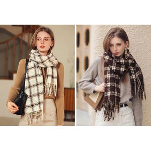 Magexic Women's Plaid Scarf