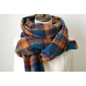 Magexic Women'S Cosy Plaid Scarf - Choose From 4 Colours! - Blue   Wowcher