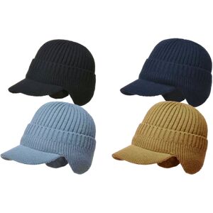 J&Y Global Men'S Ear Warmer Knitted Cap - 4 Colours! - Khaki   Wowcher