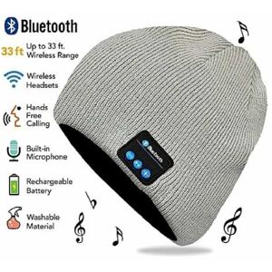 Electronic Store Limited Bluetooth Beanie Hat - Grey   Wowcher