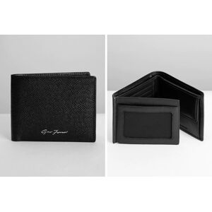 Modrec International Gino Ferarri Black Textured Wallet