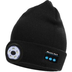 Benzbag Usb Powered Led Beanie With Bluetooth In 3 Colours - Grey   Wowcher