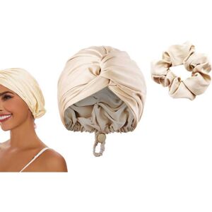 Sensual Sale Co Double Layer Satin Sleeping Cap - Grey   Wowcher