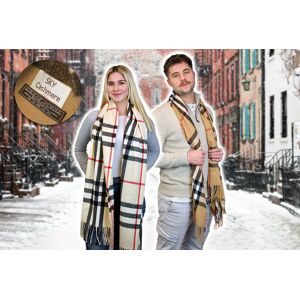 Burberry-Inspired Classic Check Scarf