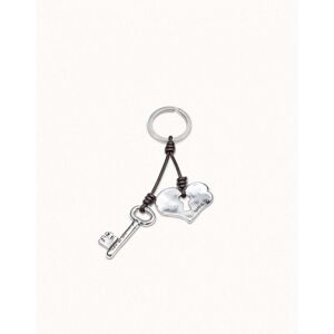 UNOde50 Two Peas In A Pod Silver Metal Key ring - Silver - female