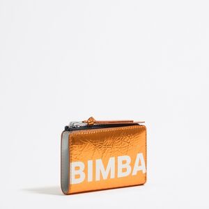 BIMBA Y LOLA Orange leather purse ORANGE UN adult