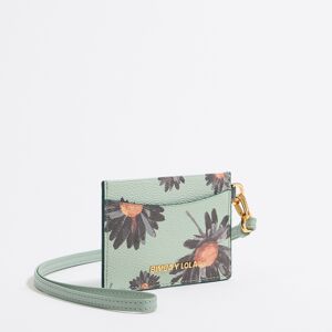 BIMBA Y LOLA Green Daisy card holder DAISY GREEN XS UN adult