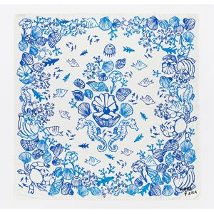 BIMBA Y LOLA Blue seabed scarf BLUE UN adult