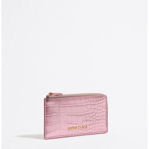 BIMBA Y LOLA Light pink mock croc card holder/coin purse LIGHT PINK UN adult