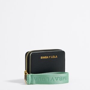 BIMBA Y LOLA Black leather purse BLACK UN adult