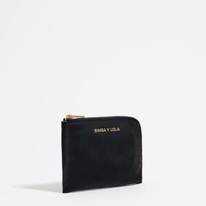 BIMBA Y LOLA Black nylon coin purse BLACK UN adult