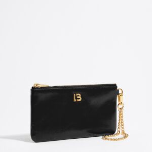 BIMBA Y LOLA Black leather coin purse BLACK UN adult