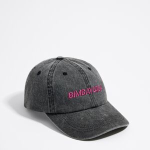 BIMBA Y LOLA Black cotton cap WASHED BLACK M adult