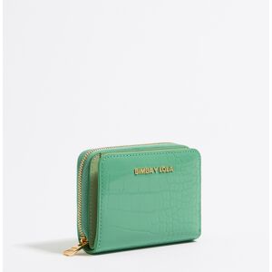 BIMBA Y LOLA Green mock croc flap purse GREEN UN adult