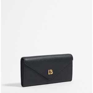 BIMBA Y LOLA Black leather continental wallet BLACK UN adult