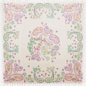 BIMBA Y LOLA Ivory watercolor paisley shawl PAISLEY IVORY UN adult