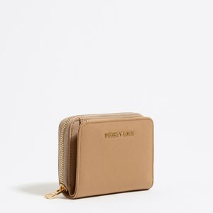 BIMBA Y LOLA Tan nylon flap purse TAN UN adult