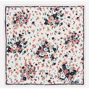 BIMBA Y LOLA Gray flower groups scarf LIGHT GREY UN adult