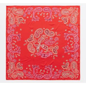 BIMBA Y LOLA Red watercolor paisley scarf PAISLEY RED UN adult