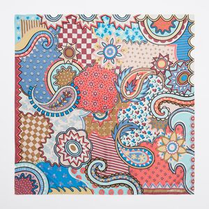 BIMBA Y LOLA Multicolor paisley and patchwork print scarf CORAL UN adult