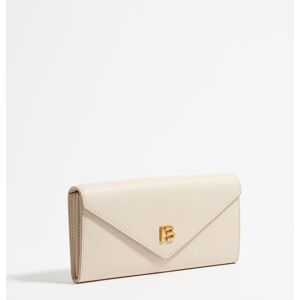 BIMBA Y LOLA Off-white leather continental wallet OFF WHITE UN adult