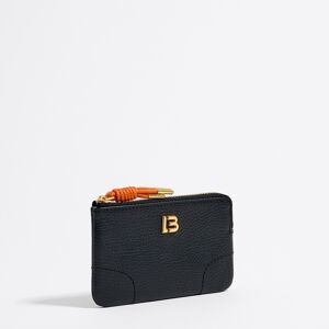 BIMBA Y LOLA Black leather coin purse BLACK UN adult