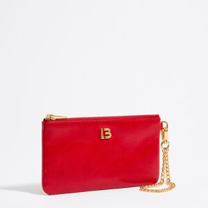 BIMBA Y LOLA Red leather coin purse RED UN adult