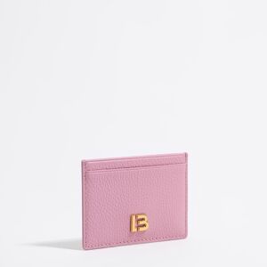 BIMBA Y LOLA Pink leather card holder PINK UN adult