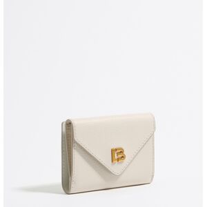 BIMBA Y LOLA Off-white leather flap purse OFF WHITE UN adult