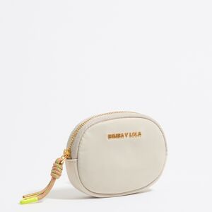 BIMBA Y LOLA Stone nylon oval coin purse STONE UN adult