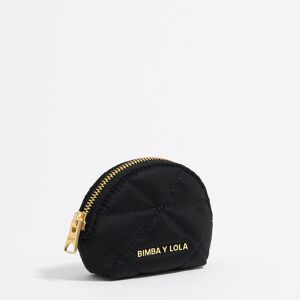 BIMBA Y LOLA Black nylon coin purse BLACK UN adult