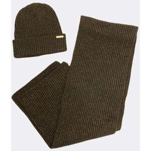 Barbour International Estoril Beanie &amp; Scarf Gift Set  - Envy Olive - One Size - female