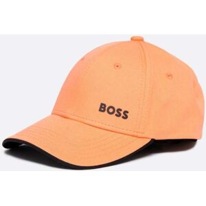 Boss Green Mens Cotton-Twill Cap with Printed Logo  - Open Red 649 - One Size - male