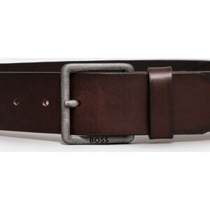 Boss Orange Jeeko Mens Leather Belt With Logo Buckle NOS  - Brown 202 - W36 - male