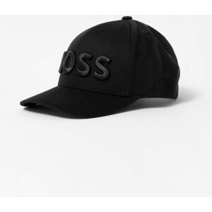 Boss Orange Sevile Mens Cotton-Twill Cap With 3D Embroidered Logo Colo - Black 002 - One Size - male