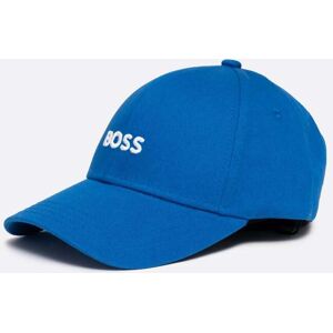 Boss Orange Zed Mens Cotton-Twill Six-Panel Cap with Embroidered Logo  - Medium Blue 423 - One Size - male