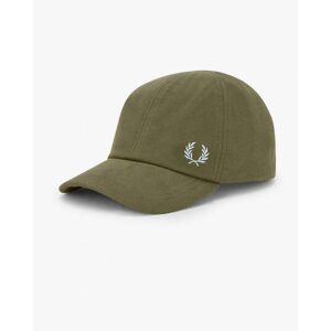 Fred Perry Classic Pique Cap  - Uniform Green/Light Ice V41 - One Size - male