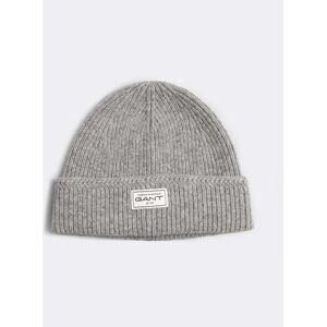 GANT Wool Knit Beanie  - 93 Grey Melange - One Size - male